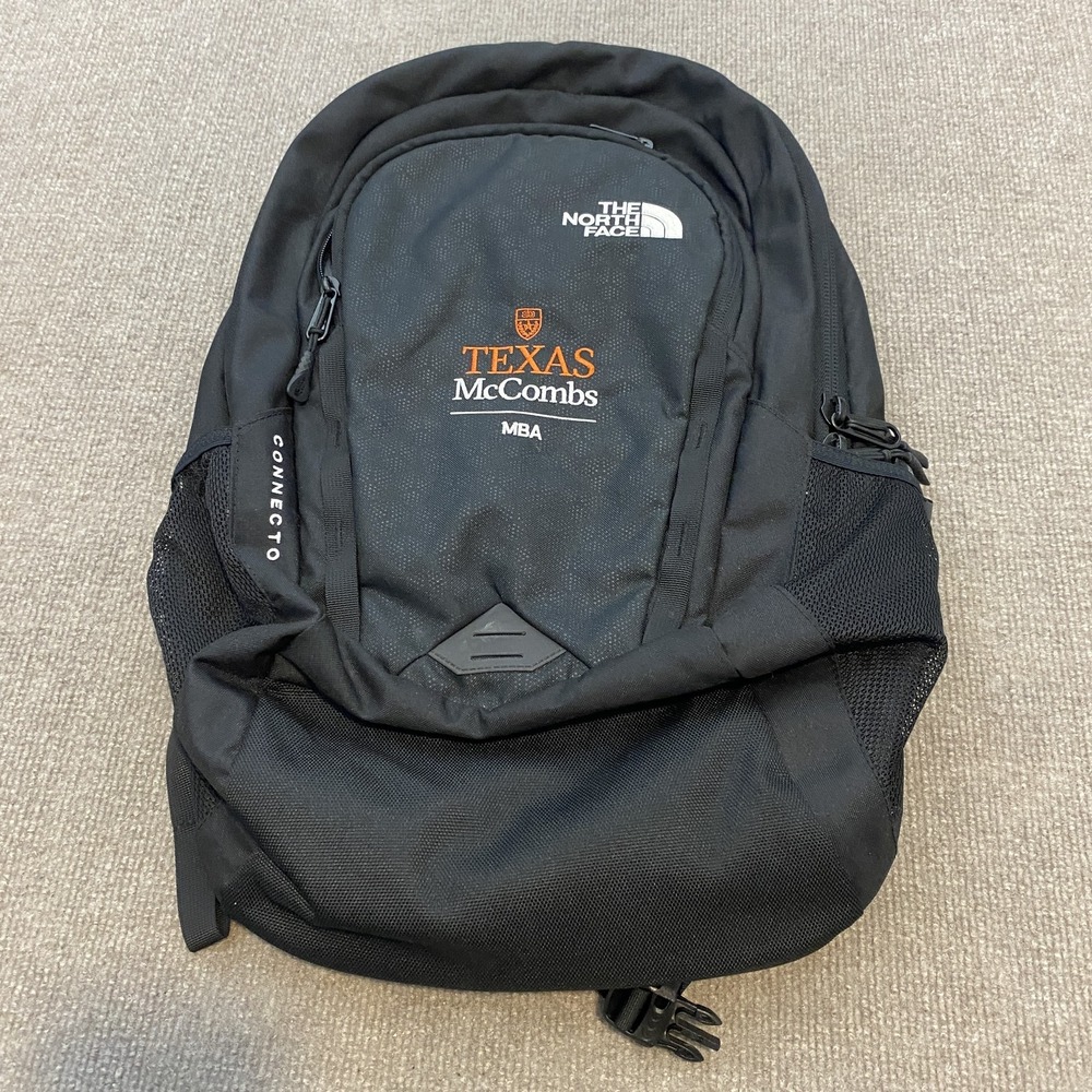 The North Face Connector Black 19" Backpack Texas McCombs MBA FlexVent Laptop
